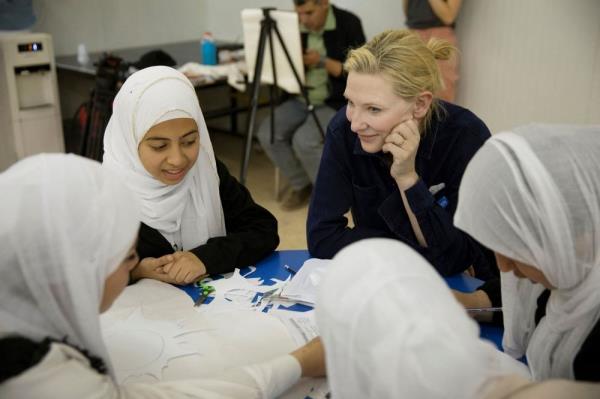 Cate Blanchett calls for more support for refugee host countries