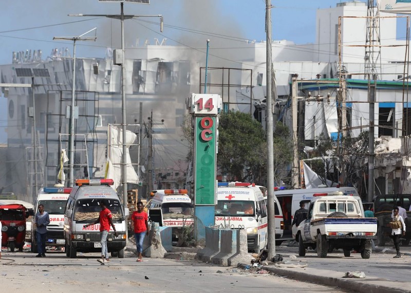 索马里两起爆炸造成的死亡人数攀升至100人